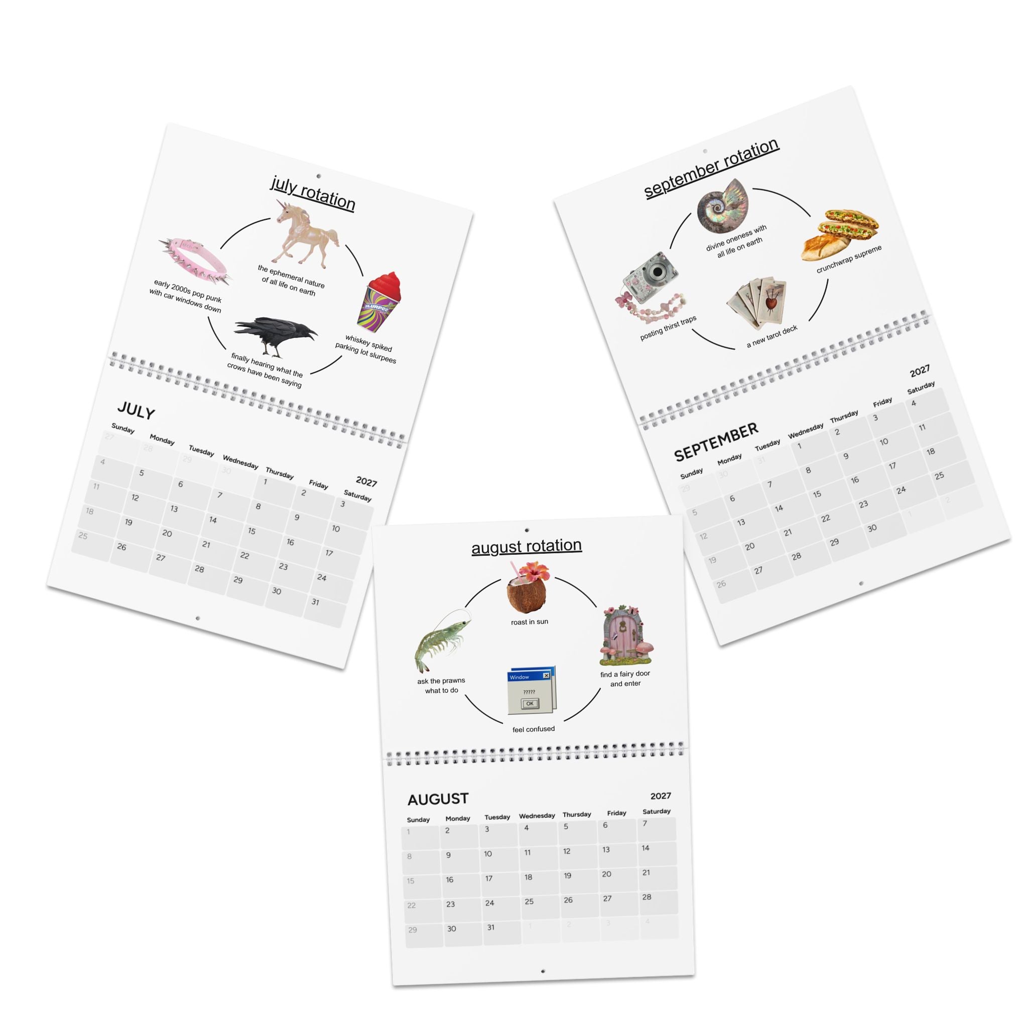 2027 rotation calendar