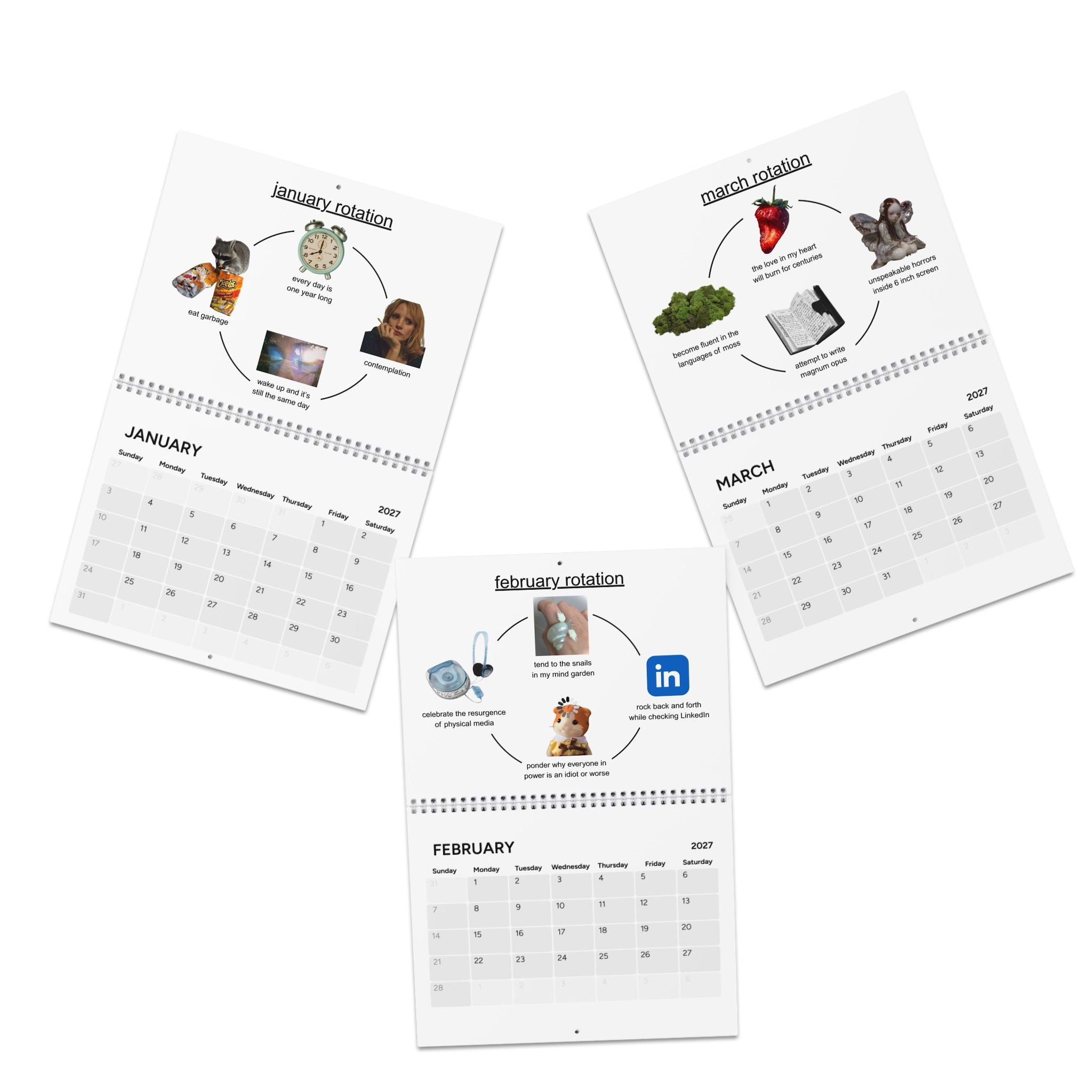 2027 rotation calendar